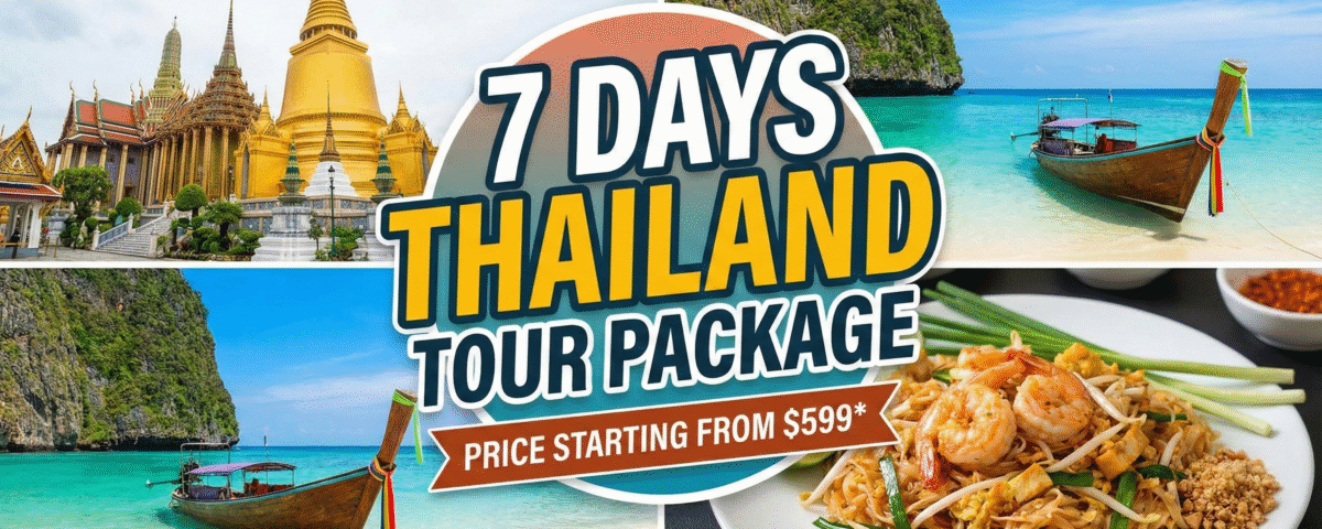 7 days Thailand tour package price