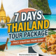 7 days Thailand tour package price