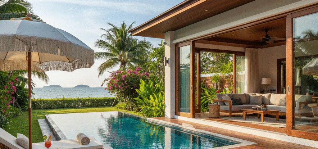 Best private pool villa in pattaya near jomtien beach