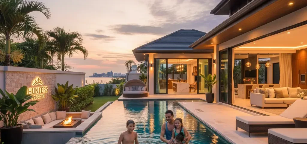 family-pool-villa-Pattaya