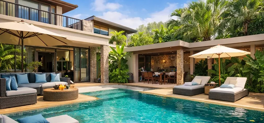 Pattaya villa with private swimming pool