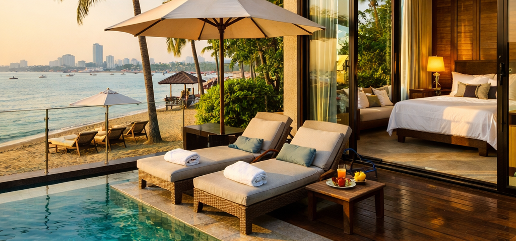 Private pool hotel Pattaya near beach